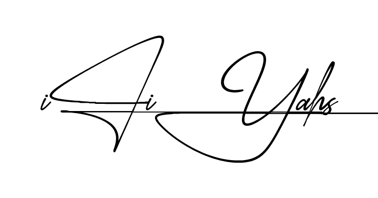 Iliyah S name signature design preview