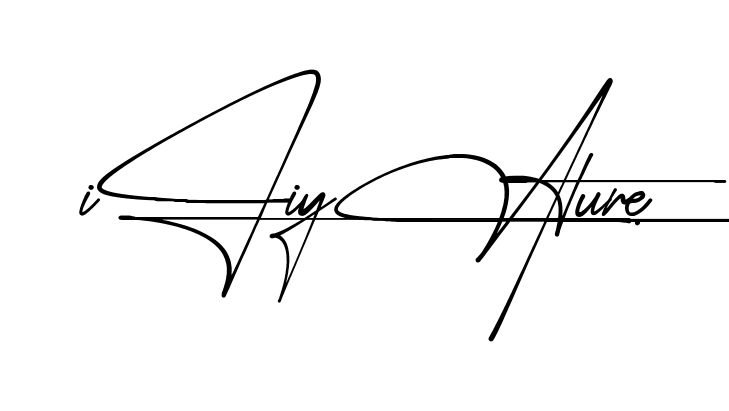 Iliyah Signature name signature design preview
