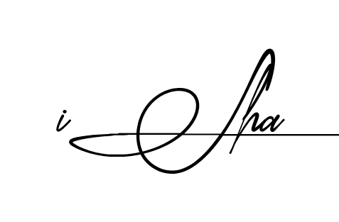 Easy Isha signature idea