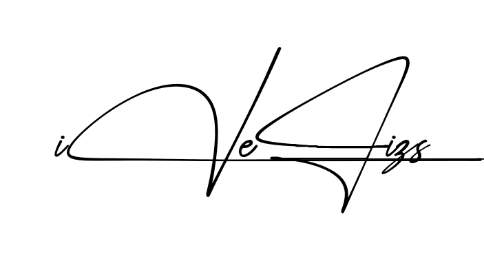 Iveliz S name signature design preview
