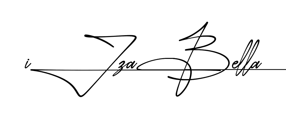 Izzabella name signature design preview