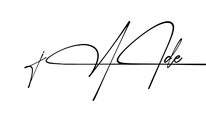 Jaide name signature design preview