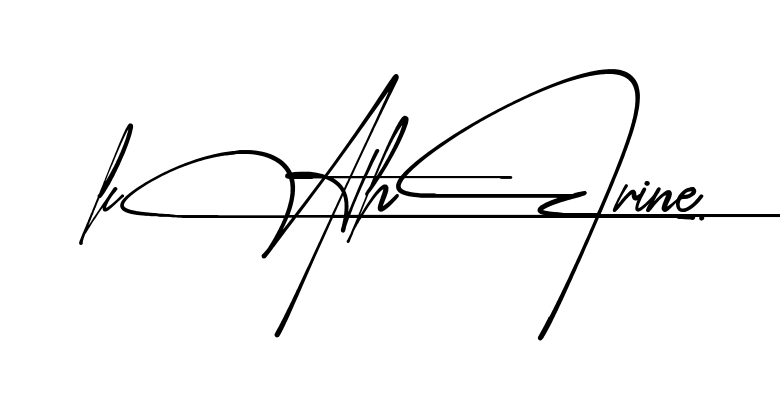 Easy Katherine signature idea