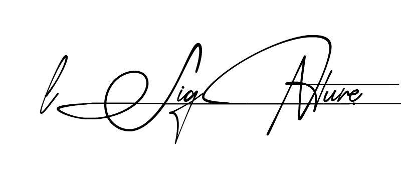 L Signature name signature design preview