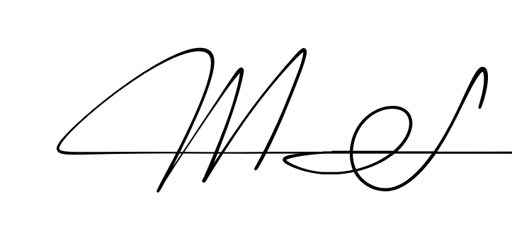 M S name signature design preview