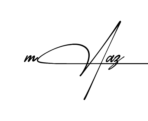 Easy Maaz signature idea