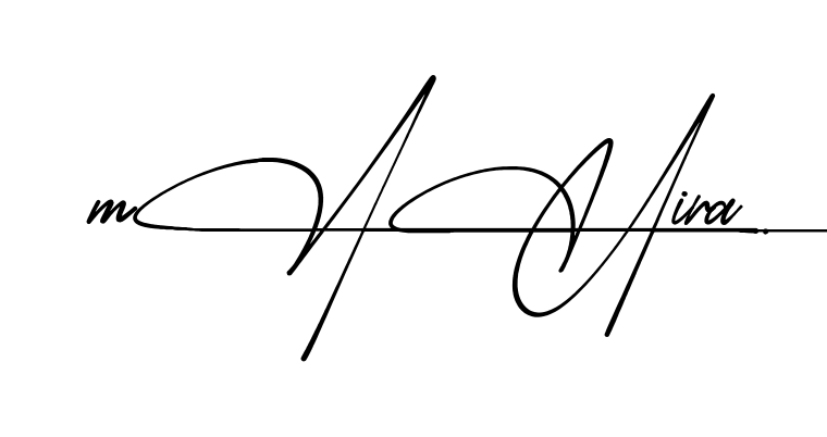 Easy Mahira signature idea