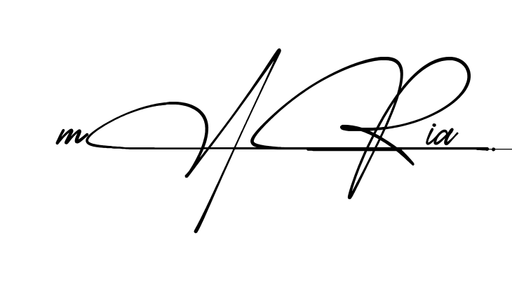 Easy Maria signature idea