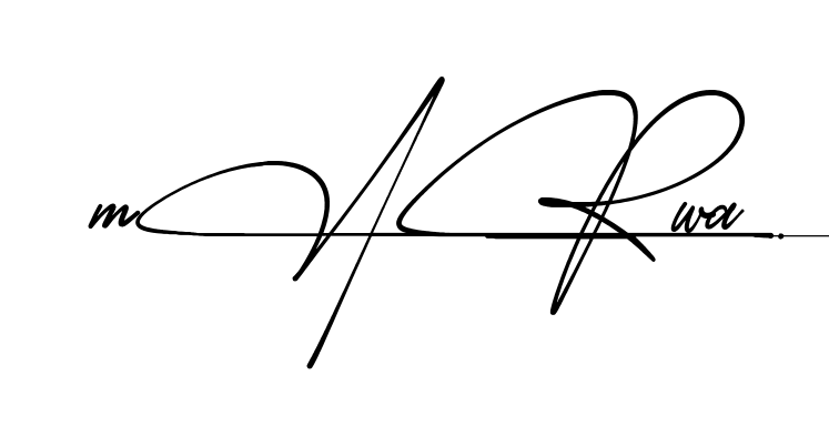 Easy Marwa signature idea