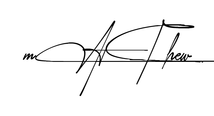Easy Matthew signature idea