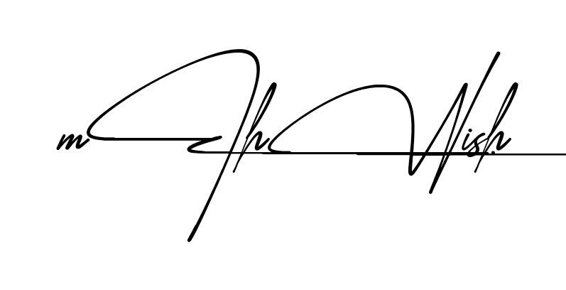 Easy Mehwish signature idea