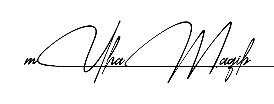Easy Muhammad Saqib signature idea