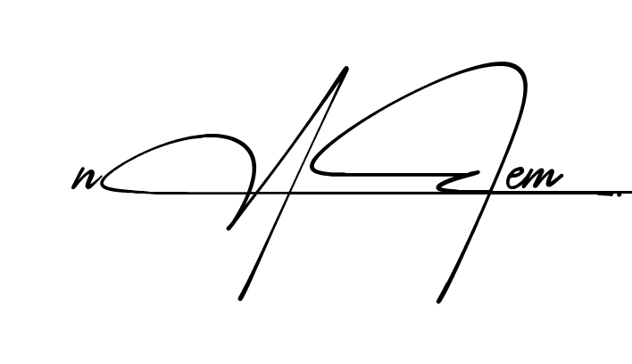 Easy Naeem signature idea