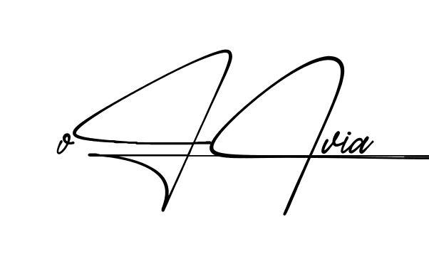 Easy Olivia signature idea