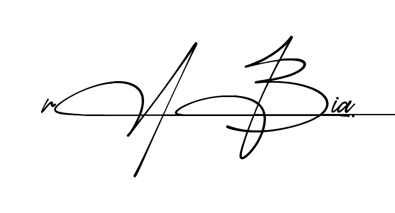 Easy Rabia signature idea