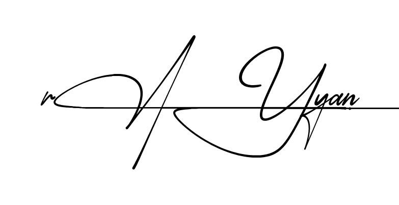 Easy Rayyan signature idea