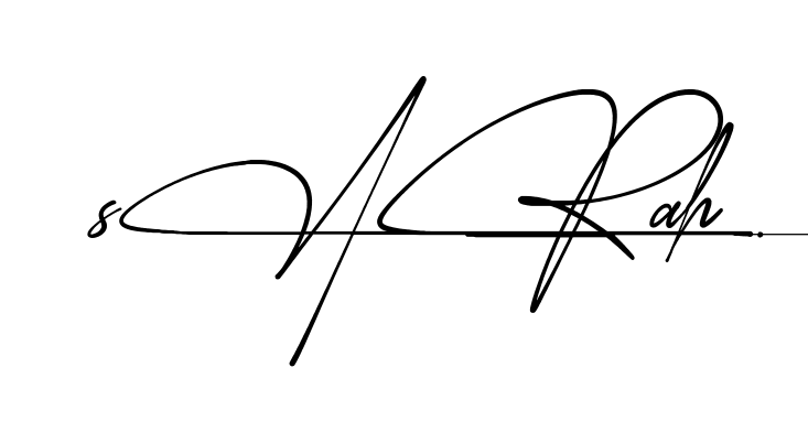 Easy Sarah signature idea