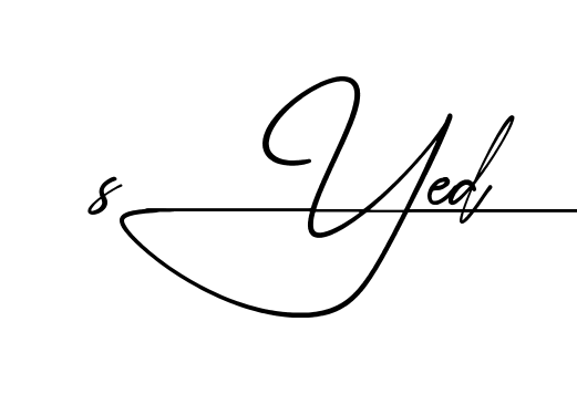 Easy Syed signature idea