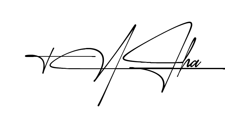 Easy Talha signature idea