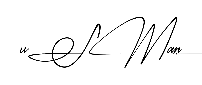 Easy Usman signature idea