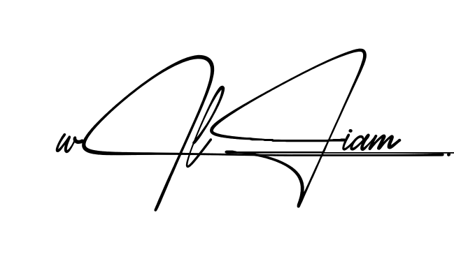 Easy William signature idea