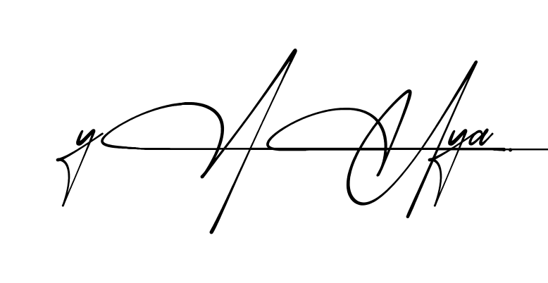 Easy Yahya signature idea