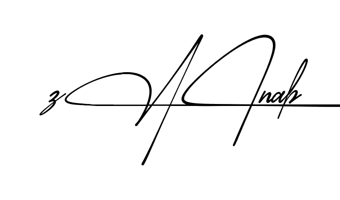 Easy Zainab signature idea