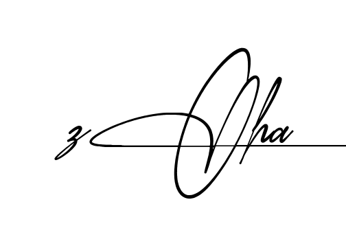 Easy Zoha signature idea