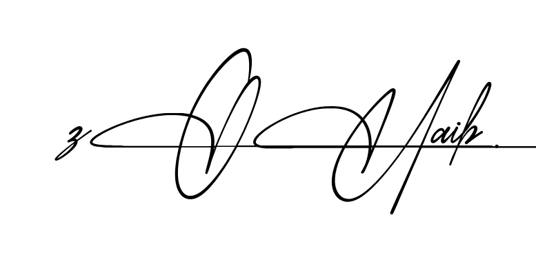 Easy Zohaib signature idea