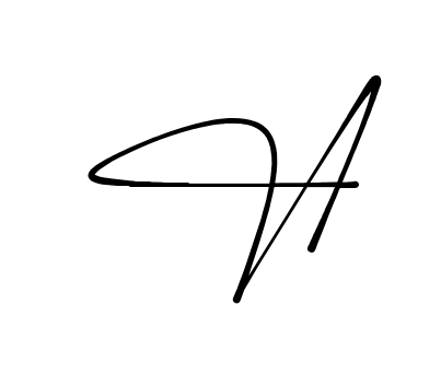 A full name signature style in English