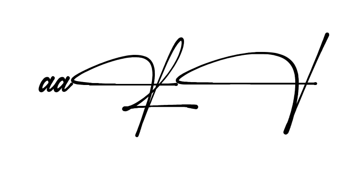 A Ali full name signature style in English