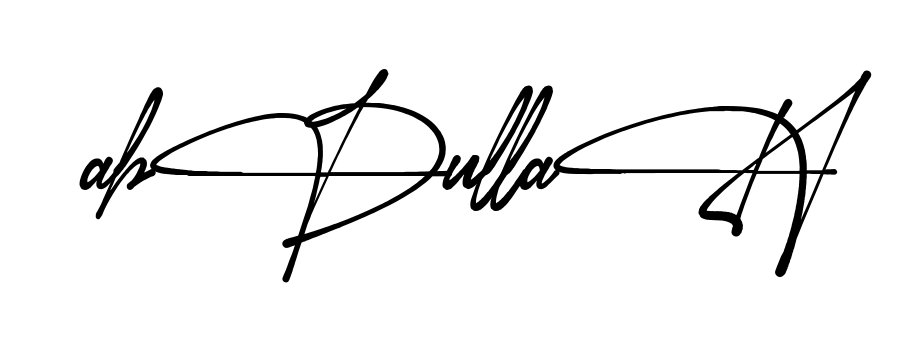 Best Abdullah signature style