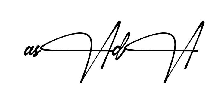 Asad A full name signature style in English
