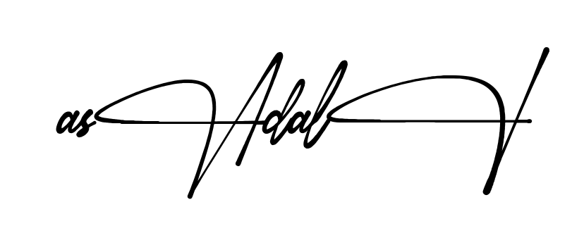 Asad Ali full name signature style in English