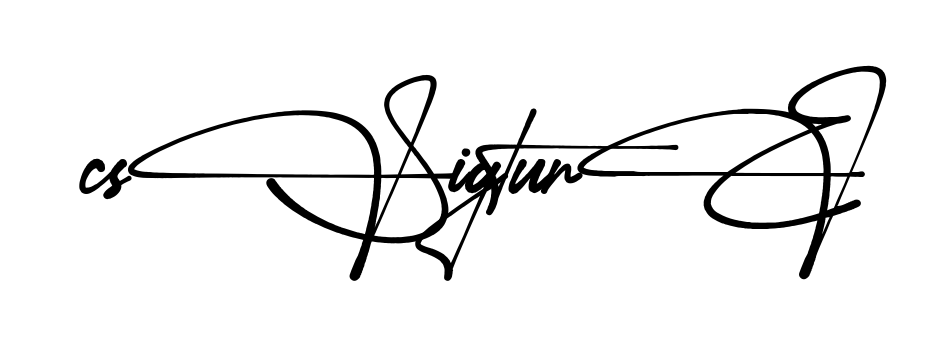 Cs Signature full name signature style in English