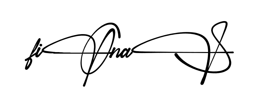 Fiona S full name signature style in English