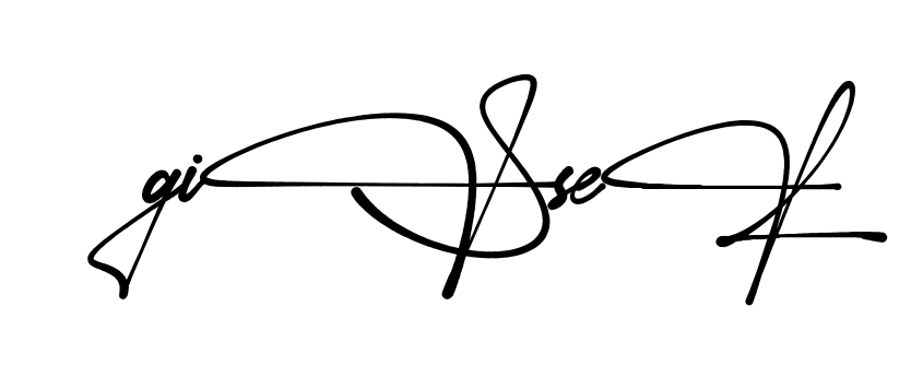 Gissel full name signature style in English