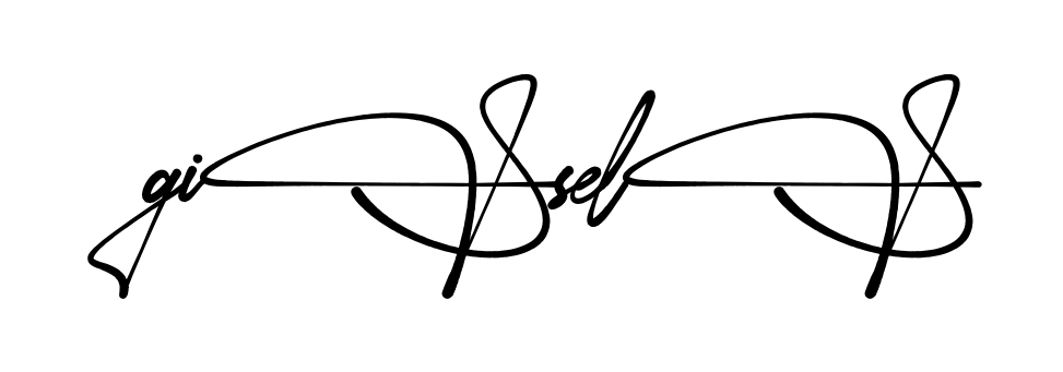 Gissel S full name signature style in English