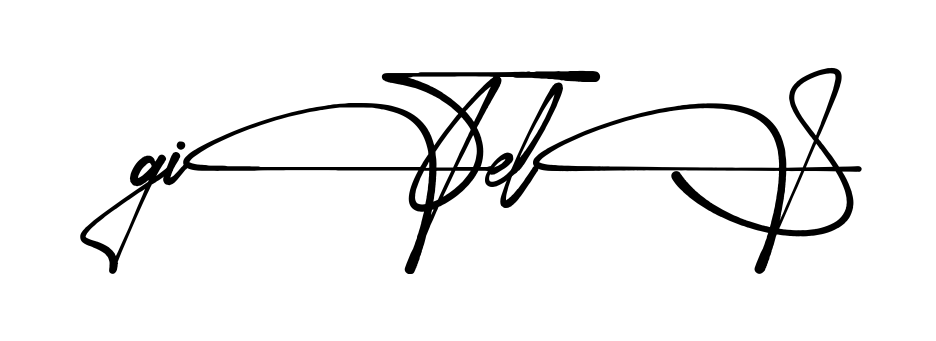 Gitel S full name signature style in English