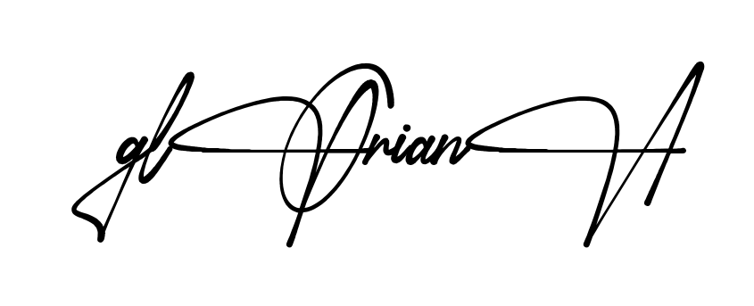 Gloriana full name signature style in English