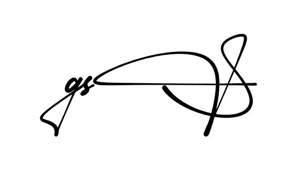 Gs S full name signature style in English