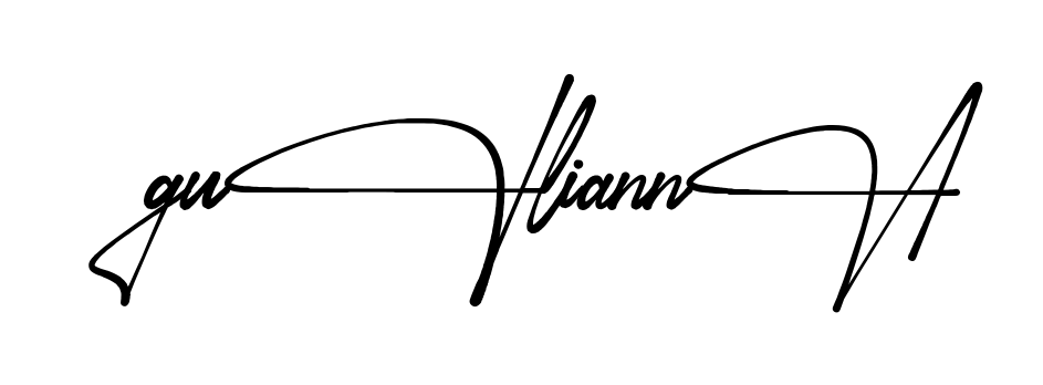 Guilianna full name signature style in English