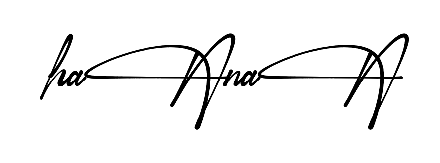 Hannan full name signature style in English
