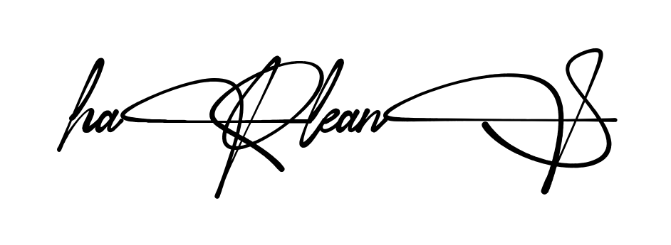Harlean S full name signature style in English