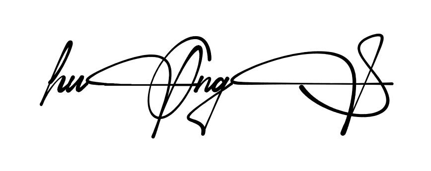 Huong S full name signature style in English
