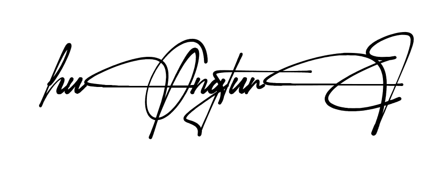 Huong Signature full name signature style in English