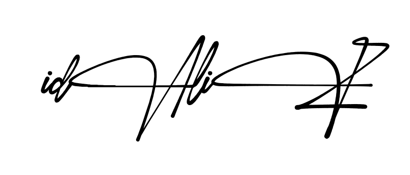 Idaliz full name signature style in English
