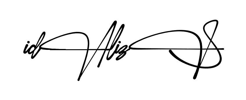 Idaliz S full name signature style in English
