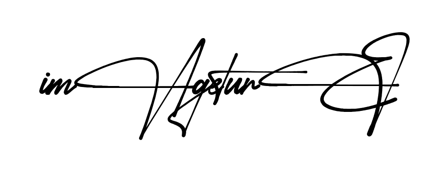 Imagene Signature full name signature style in English