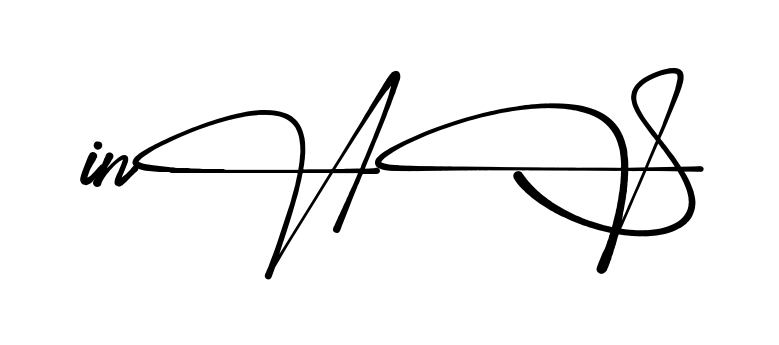 Ina S full name signature style in English
